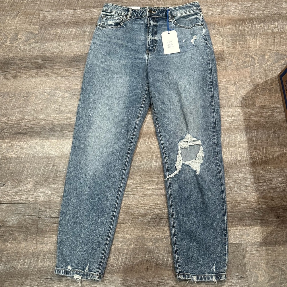NWT Eunina Tobi super high rise mom ankle jean